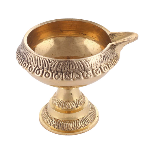 Riar Brass Diya,Traditional Kubera Vilakku / Kuber Deepak Diya