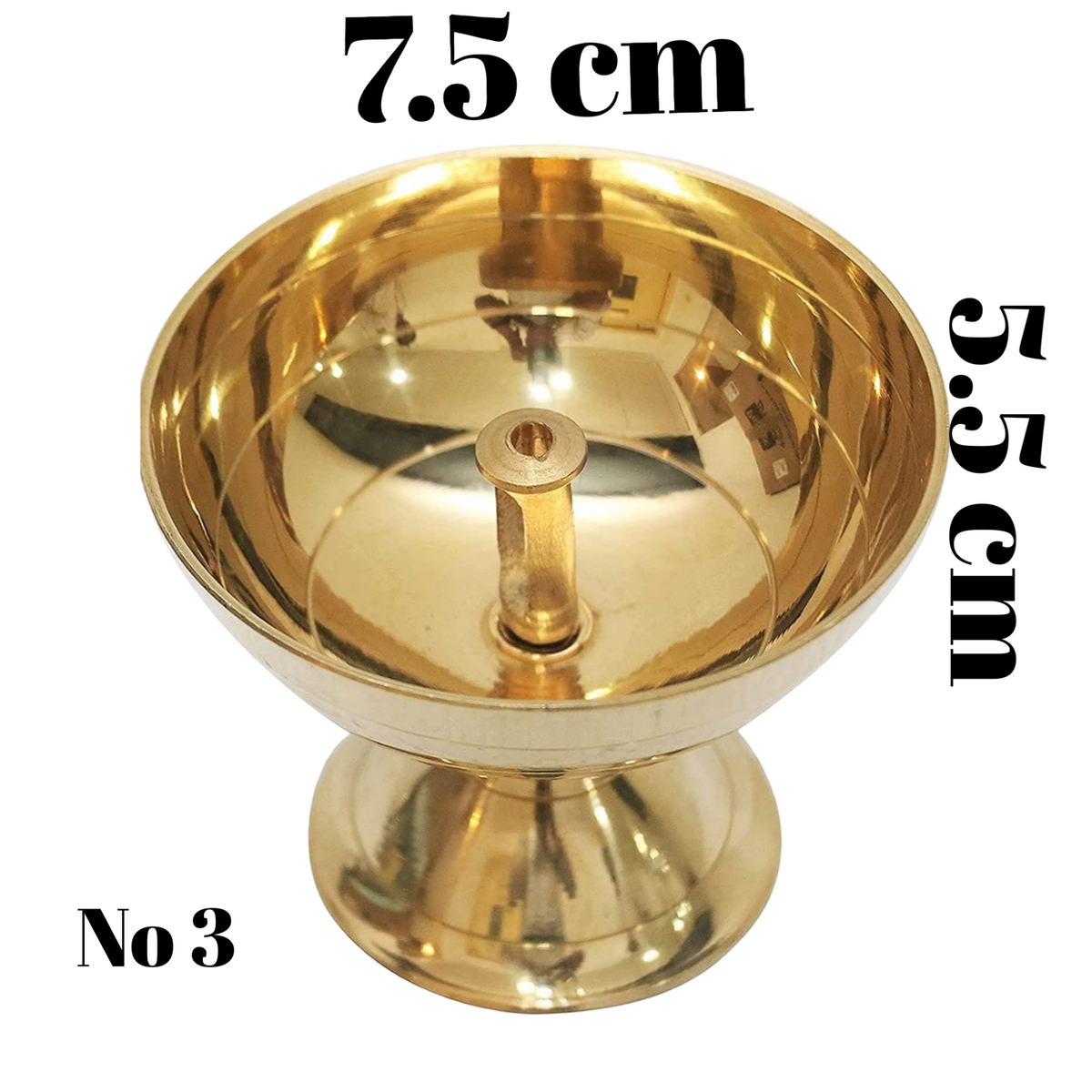Riar Brass Diya for Daily Puja & Other Religious Jot Rituals Home Decor