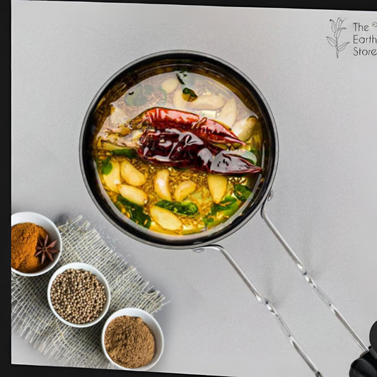 Riar Iron Tadka Pan – Modern Round Frypan