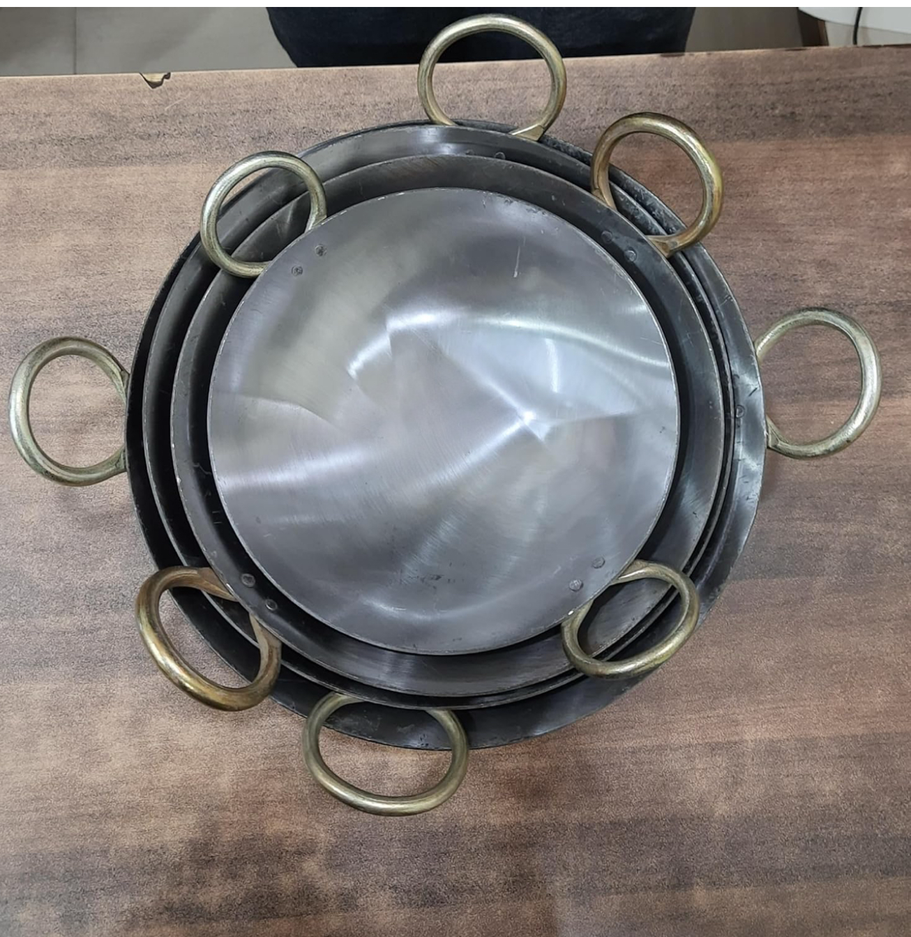Riar Iron Kadhai Round Bottom – Modern Round Cooking Kadhai