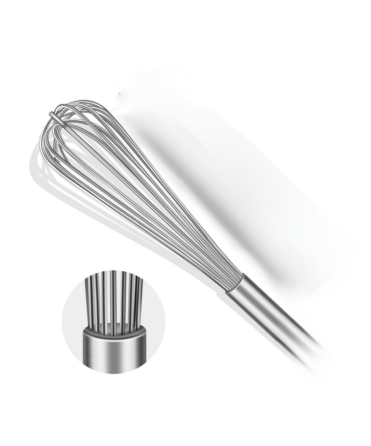 Riar Stainless Steel Whisk Heavy –  Egg Beater for Blending Sturdy & Efficient