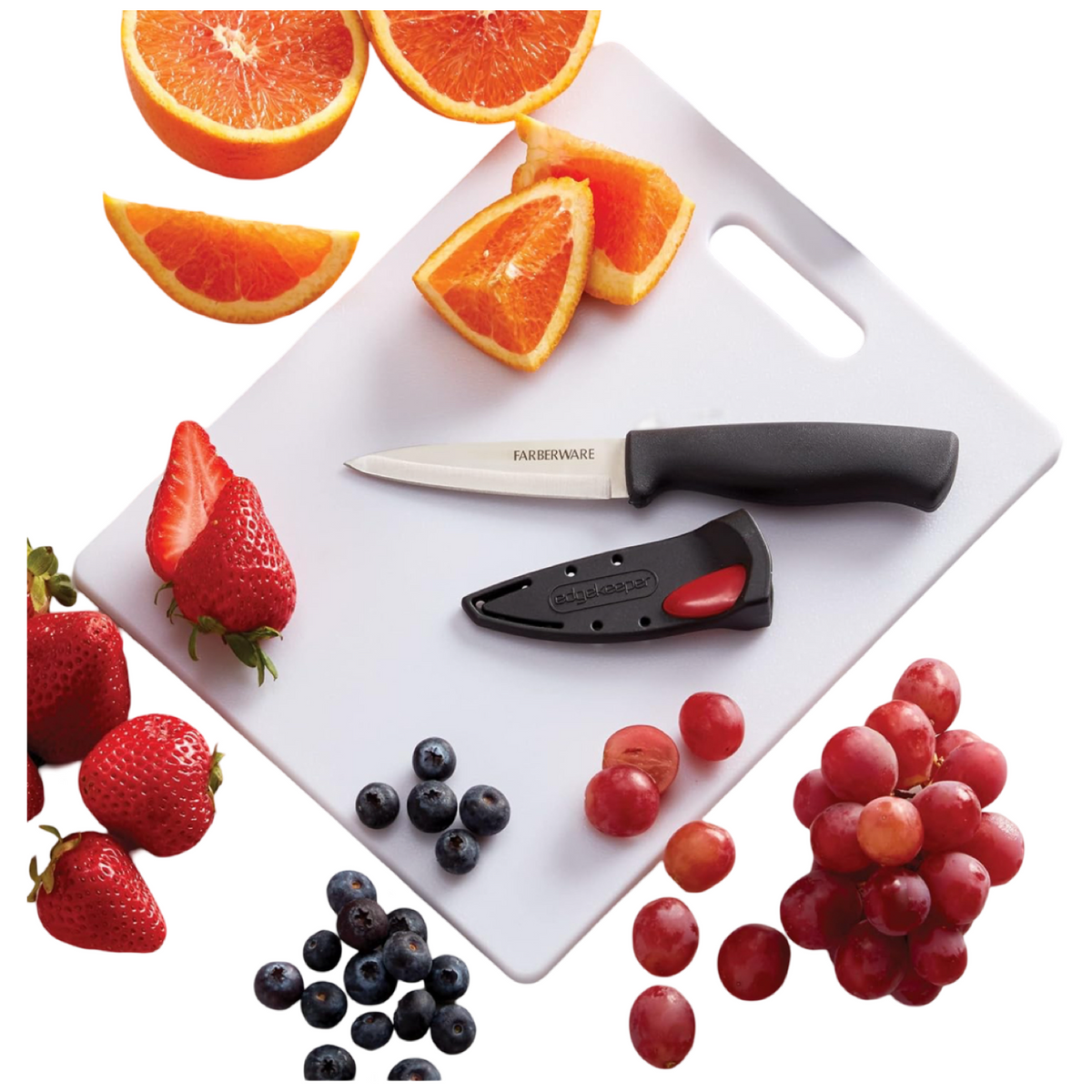 Uniq Plastic Chopping Board – Durable & Convenient for Everyday Use
