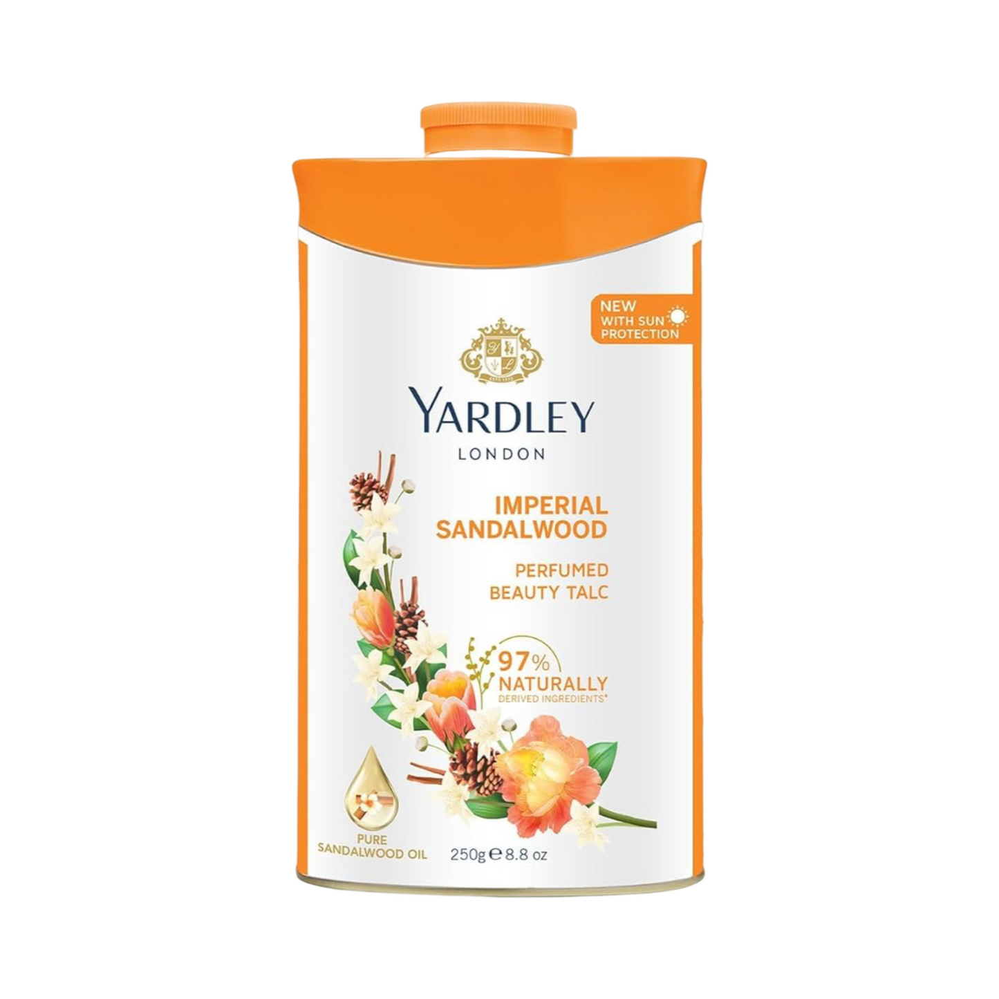 Yardley London Imperial Sandalwood Perfumed Talc 250g
