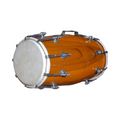 Traditional Nut & Bolt Tuned Dholak – Sheesham Wood, Brown Finish