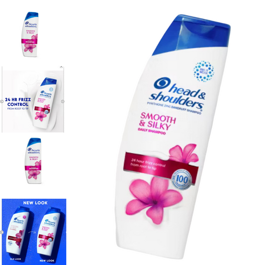 Head & Shoulders Smooth & Silky Anti Dandruff Shampoo - 340 ml