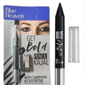 Blue Heaven Xpression Crayon Kajal Intense Black Matte Finish For Bold Everyday Eye Look