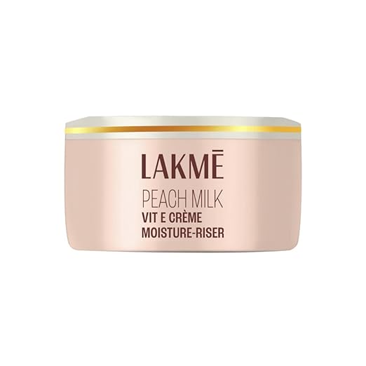 Lakmé Peach Milk Soft Crème Face Moisturizer 50 ml | 24 Hour Hydration with Peach Extract & Milk Essence