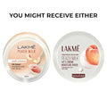 Lakmé Peach Milk Soft Crème Face Moisturizer 50 ml | 24 Hour Hydration with Peach Extract & Milk Essence