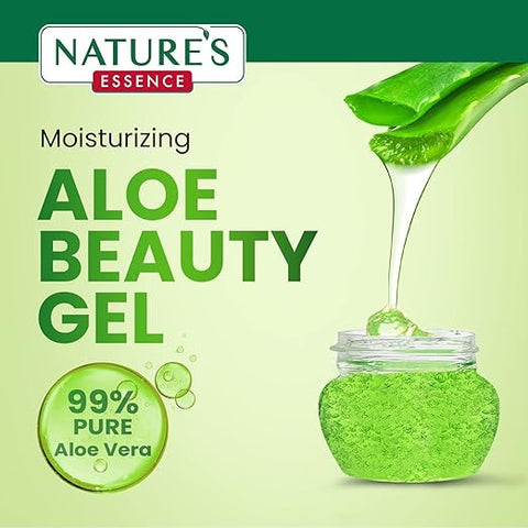 Nature Essence Moisturising Aloe Beauty Gel With Vitamin E And Peppermint Oil