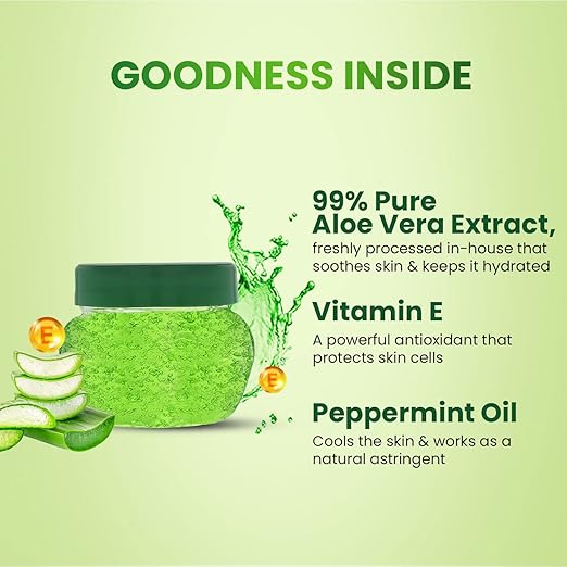 Nature Essence Moisturising Aloe Beauty Gel With Vitamin E And Peppermint Oil