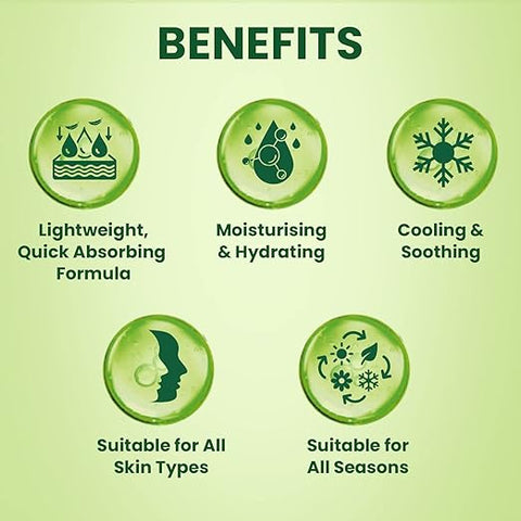 Nature Essence Moisturising Aloe Beauty Gel With Vitamin E And Peppermint Oil