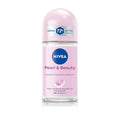 NIVEA Pearl & Beauty Roll-On – Avocado Extracts, Alcohol-Free, 50 ml