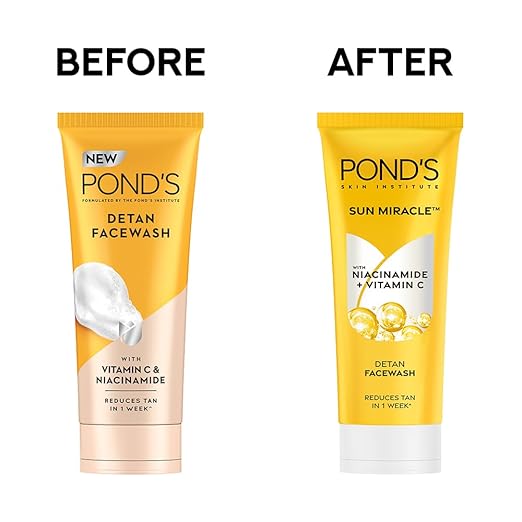 POND'S Bright Beauty De-Tan Facewash – Vitamin C & Niacinamide 100ml