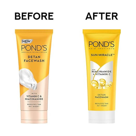 POND'S Bright Beauty De-Tan Facewash – Vitamin C & Niacinamide 100ml