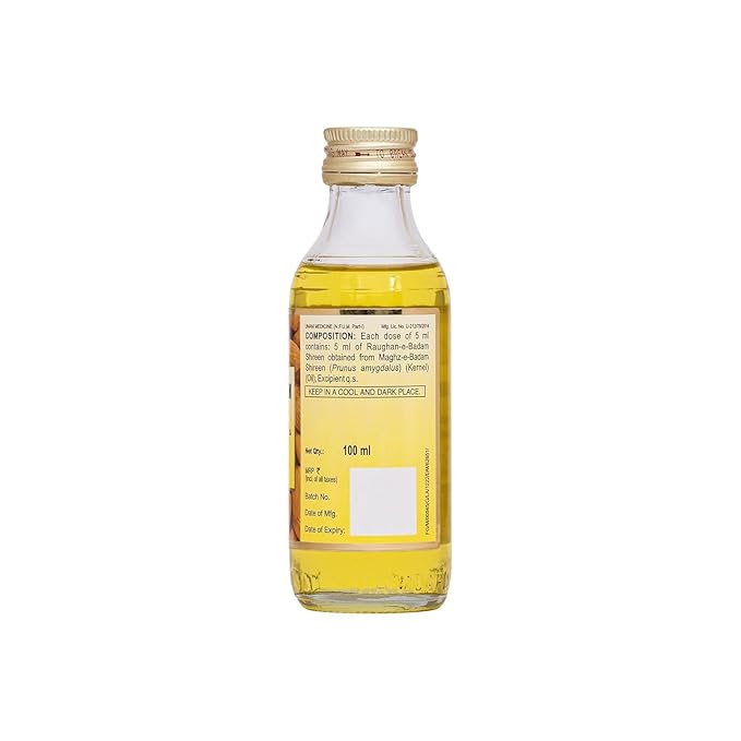 Hamdard Roghan Badam Shirin Sweet Almond Oil 100ml