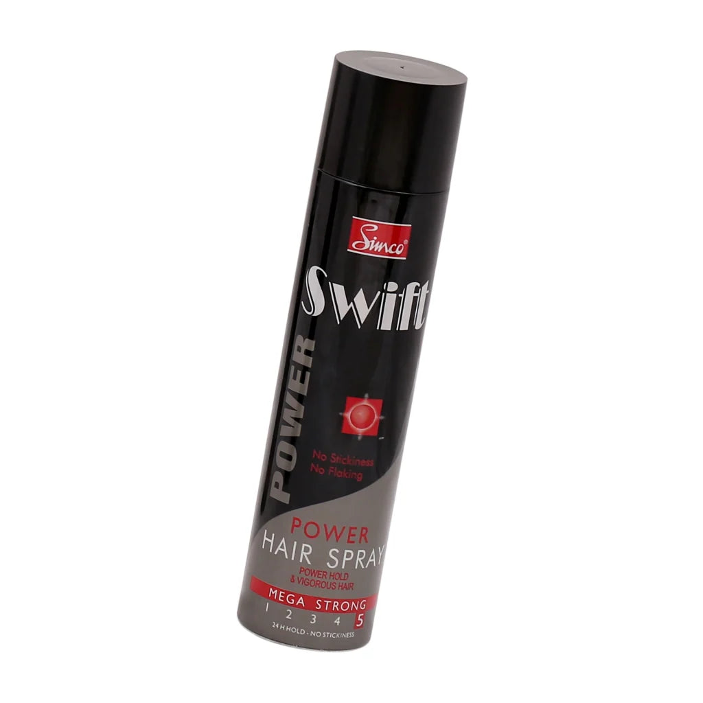 Simco Swift Travel Hair Spray 250 ml | Long-Lasting Hold & Natural Shine for On-the-Go Styling