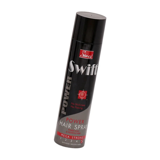 Simco Swift Travel Hair Spray 250 ml | Long-Lasting Hold & Natural Shine for On-the-Go Styling
