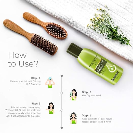Trichup Healthy, Long & Strong Hair Oil – Herbal Nourishment for Stronger Hair 200ml