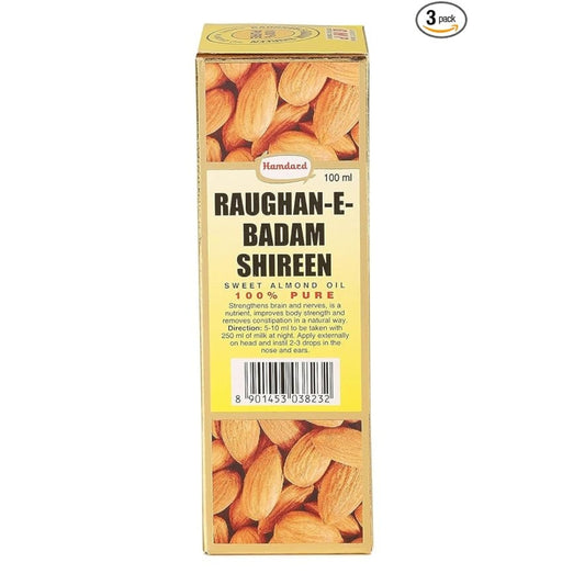 Hamdard Roghan Badam Shirin Sweet Almond Oil 100ml