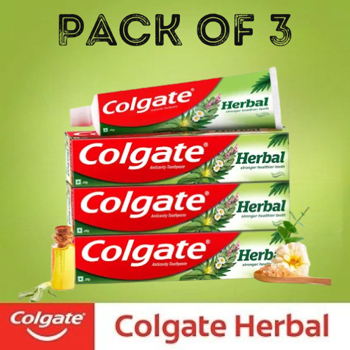 Colgate Herbal Toothpaste(pack of 3)