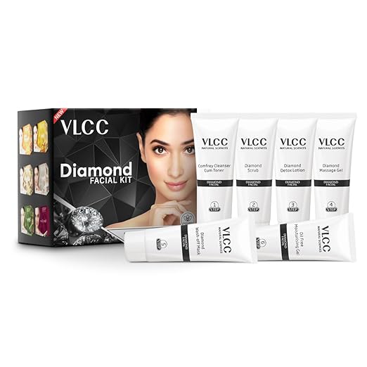 VLCC Diamond Facial Kit | Improves Elasticity and Brightens