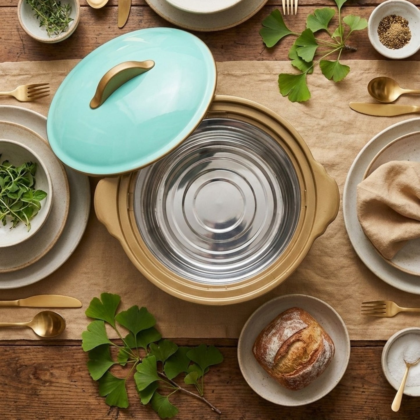 Milton Casserole Roti Box 2800 ML, Inner Steel, Multi-Color, Modern Design, 5 Inch Deep, 9 Inch Wide