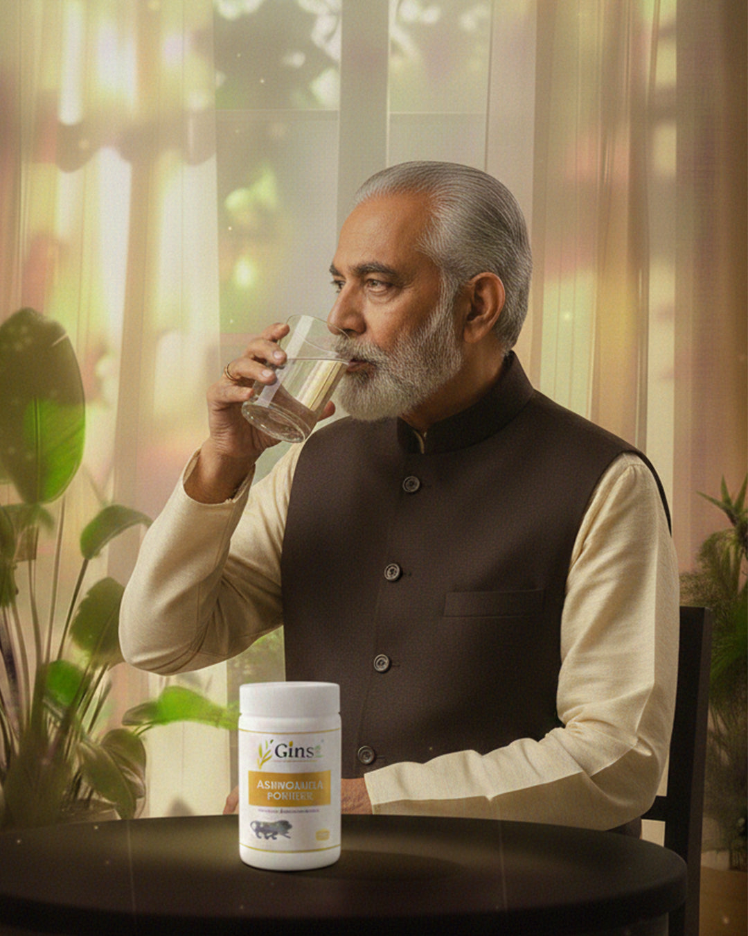 Ginsa Ashwagandha Powder 100g | Pure Ayurvedic Herbal Powder for Stress Relief, Strength & Immunity