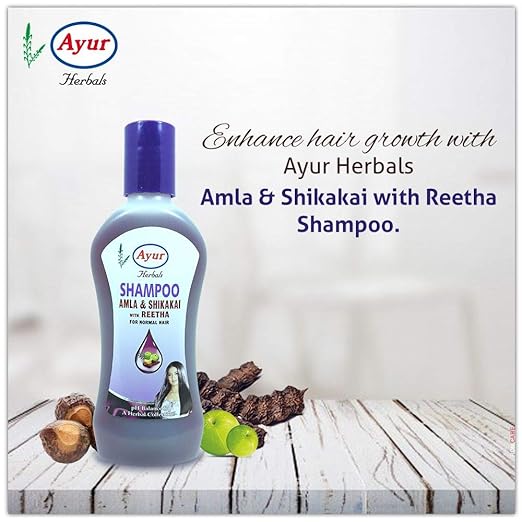 Ayur Herbals Amla Shikakai with Reetha Shampoo 1 kg