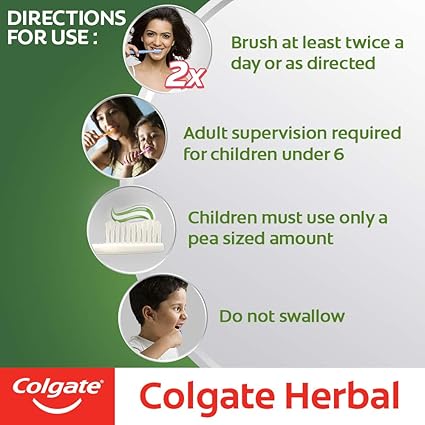 Colgate Herbal Toothpaste – Natural Herbal Protection for Strong, Healthy Teeth