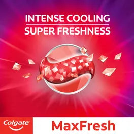 Colgate Max Fresh Red Gel Toothpaste – Burst of Cooling Freshness and Clean