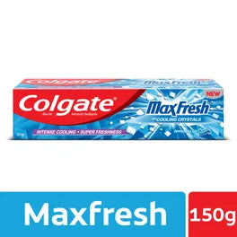 Colgate Max Fresh Blue Gel Toothpaste – Cooling Sensation and Fresh Breath