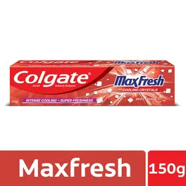 Colgate Max Fresh Red Gel Toothpaste – Burst of Cooling Freshness and Clean