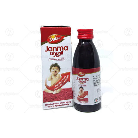 Dabur Janma Ghunti – Ayurvedic Digestive Tonic for Infants 125 ml