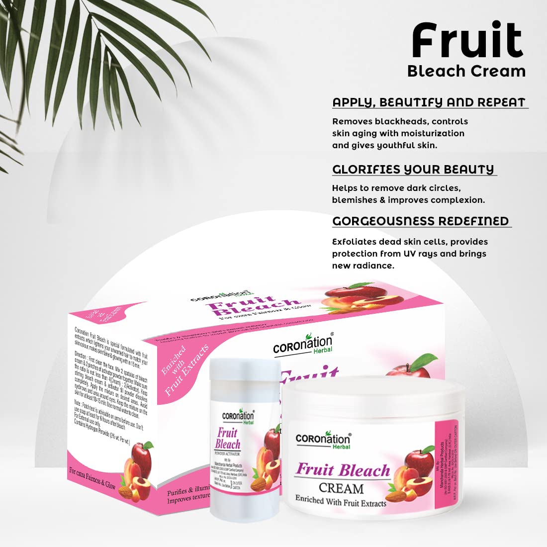 Coronation Herbal Fruit Bleach Cream