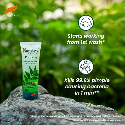 Himalaya Purifying Neem Face Wash – Deep Cleansing & Pimple Control