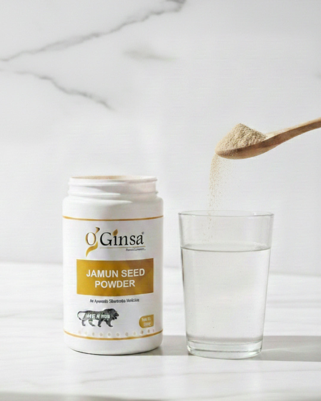 Ginsa Jamun Seed Powder 100g | Pure Ayurvedic Jamun Beej Powder for Digestion, Immunity & Wellness