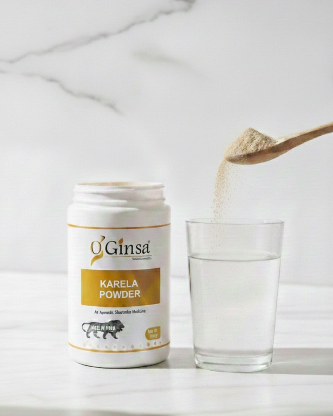 Ginsa Karela Powder 100g | Pure Ayurvedic Bitter Gourd Powder for Digestion, Detox & Wellness