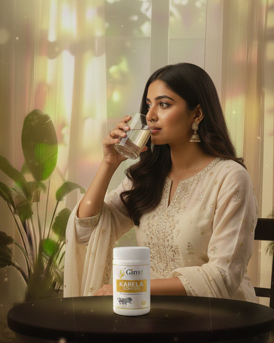 Ginsa Karela Powder 100g | Pure Ayurvedic Bitter Gourd Powder for Digestion, Detox & Wellness