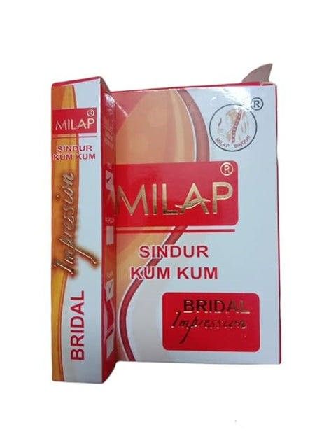 MILAP Natural Dust Sindoor Kumkum – Herbal Red Powder for Traditional Use