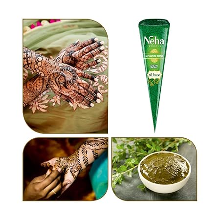 Neha Herbal Mehandi Cone – Natural Henna for Beautiful Designs