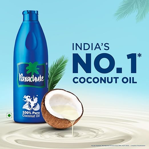 Parachute 100% Pure Coconut Oil 500 ml | Natural Nourishment for Hair, Skin & Daily Care