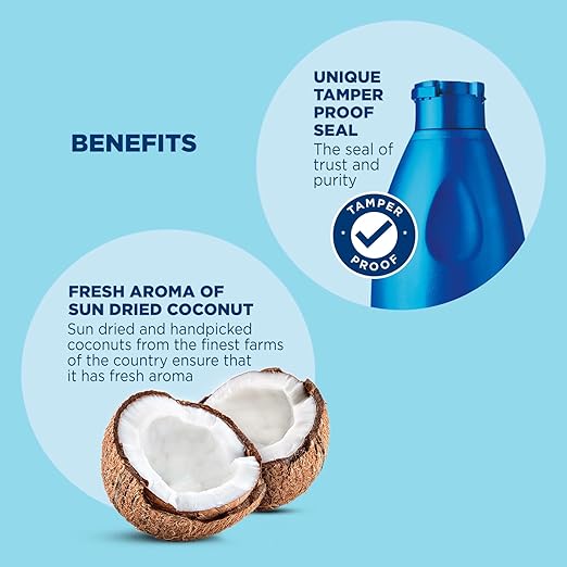 Parachute 100% Pure Coconut Oil 500 ml | Natural Nourishment for Hair, Skin & Daily Care