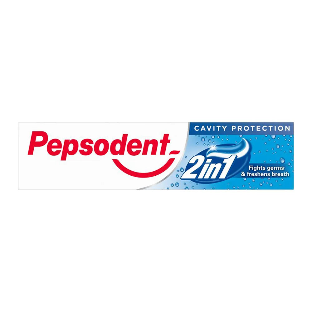 Dual Tube Toothpaste Pepsodent 2-in-1 Toothpaste – Dual Action for Cavity Protection and Fr ...