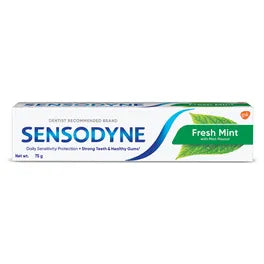 Sensodyne Fresh Mint Toothpaste – Gentle Relief with Long-Lasting Freshness