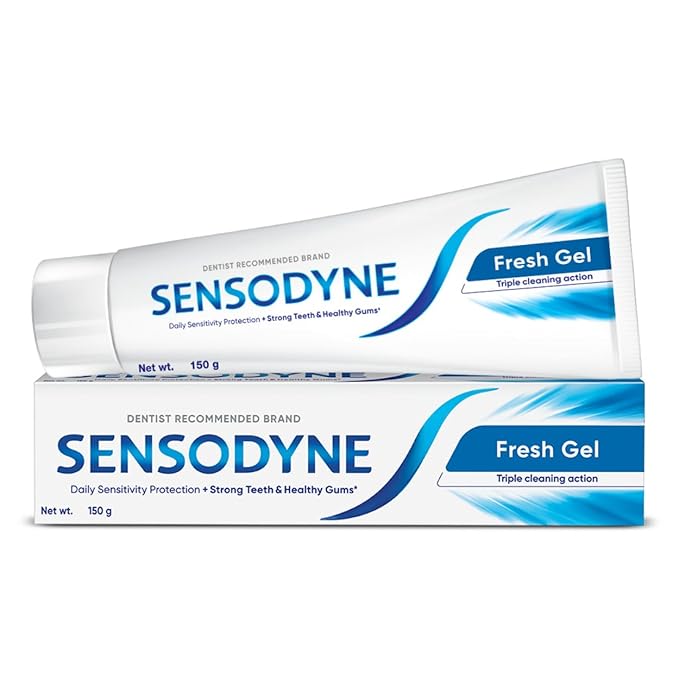 Sensodyne Fresh Gel Toothpaste | Gentle Care for Sensitive Teeth and Daily Oral Health