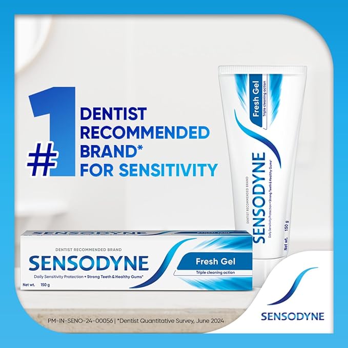 Sensodyne Fresh Gel Toothpaste – Gentle Care for Sensitive Teeth