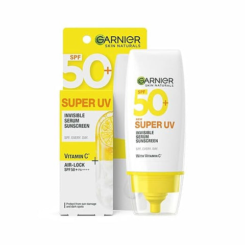 Garnier Super UV Invisible Serum Sunscreen SPF50   30ml