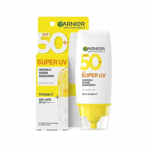Garnier Super UV Invisible Serum Sunscreen SPF50   30ml