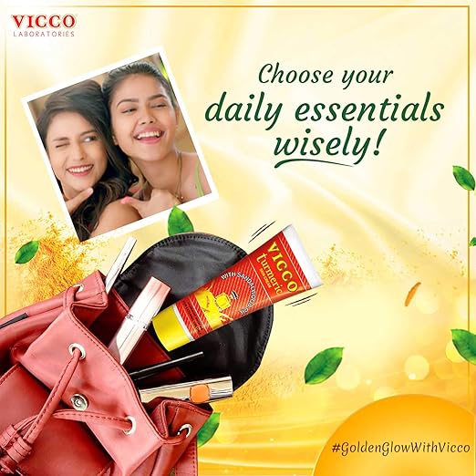 Vicco Turmeric Ayurvedic Face Cream with Sandalwood – Even-Toned Skin Formula 70 g