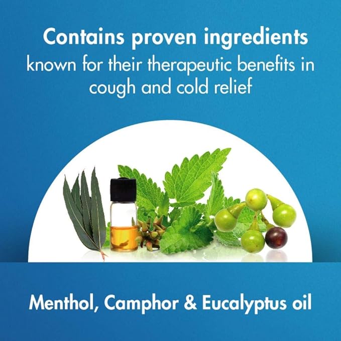 Vicks VapoRub – Mentholated Topical Ointment for Cough and Cold Relief 50 ml